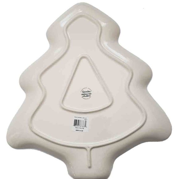 NEW Spode Christmas Tree Shaped Dish Serving Platter 14" - Picture 2 of 2